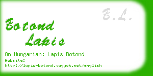 botond lapis business card